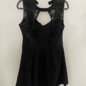 Black Bloomingdale’s Lace Dress